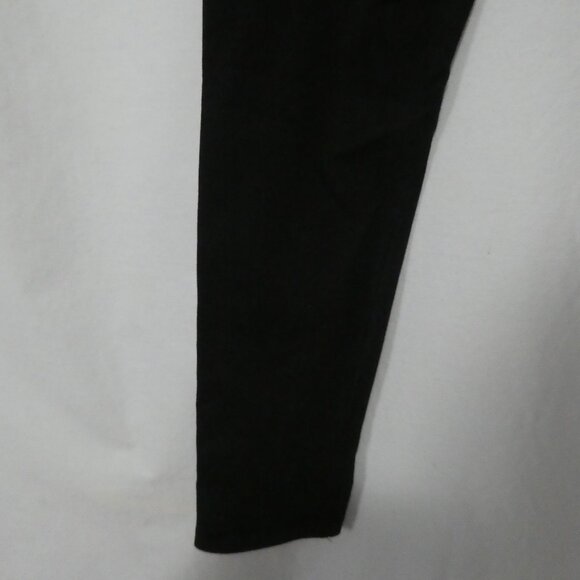 TNA | medium | Black Leggings With White, Navy and Red Stripe Side Panels - Picture 15 of 16